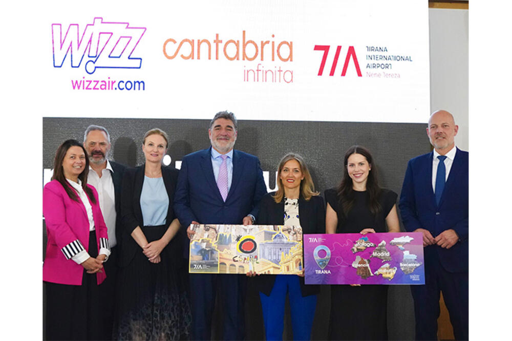 Međunarodni aerodrom u Tirani i Wizz Air predstavljaju nove destinacije za Španiju