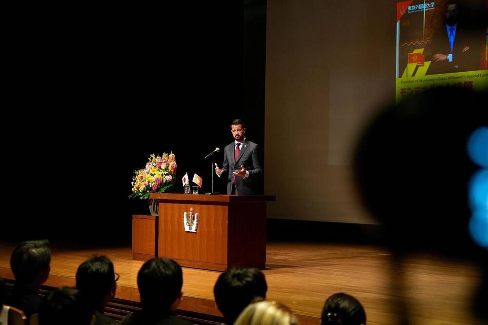 Milatović održao predavanje na univerzitetu u Tokiju: "Mala država može osigurati stabilnost kroz dosljednu politiku"