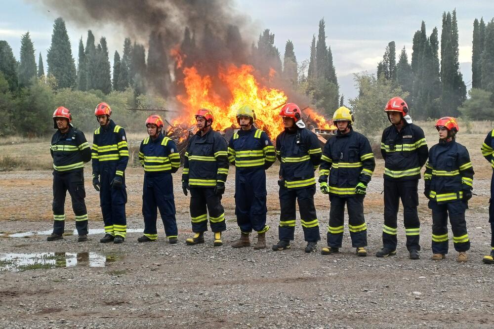 Misija OEBS-a i MSB podržali Vojsku Crne Gore u sprovođenju obuke o gašenju požara