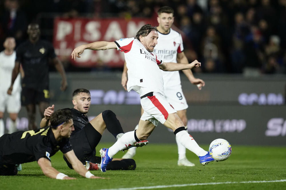 Modrić riješio probleme Milana u Pizi