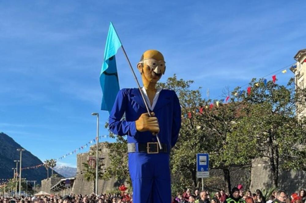 Na karnevalu u Kotoru spaljen Miron Tribulus zvani Pirun: "Do kraja pomutio i vlast i opoziciju..."