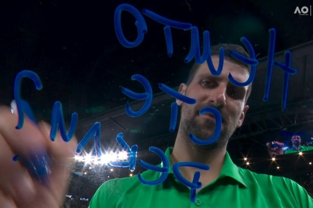 "Nešto ste rekli" - kome je Nole poslao poruku?