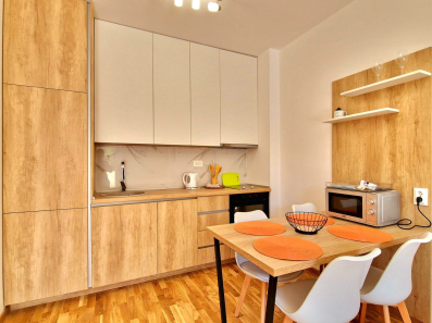 Nov jednosoban stan 40m2 + terasa 30m2 u Becicima. (NA DUZI PERIOD,DOSTUPAN OD 20.11.2024)