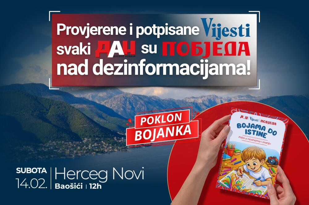 Novine, razgovor i bojanka za najmlađe: Podrška štampanim medijima u Herceg Novom