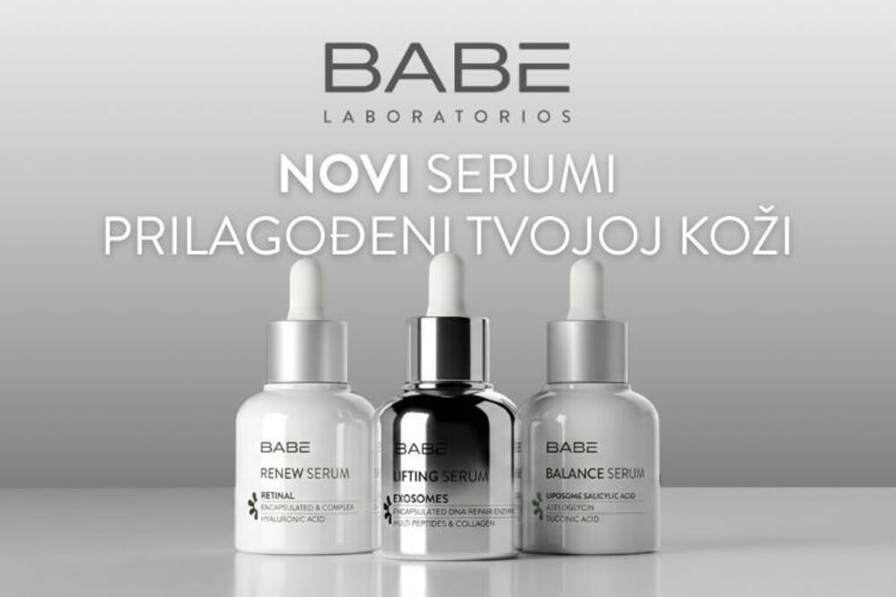 Novo! Dermatološka snaga BABĒ seruma prilagođena tvojoj koži