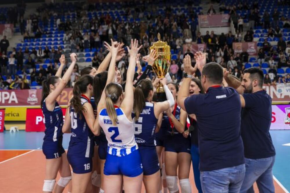 Odbojkašice Budućnosti preokretom za pamćenje do prvog Kupa u istoriji