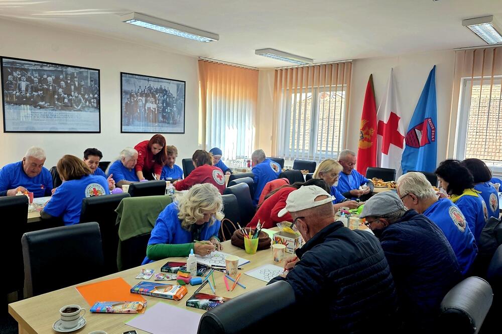 Održana kreativna radionica u okviru Kluba za starija lica u Bijelom Polju: "Uspomene koje griju srce..."