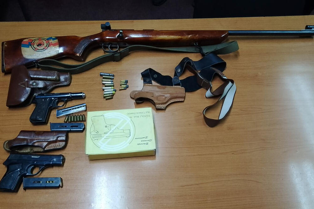 Oružje pronađeno u januaru, podnesene krivične prijave protiv člana OKG i još jednog osobe