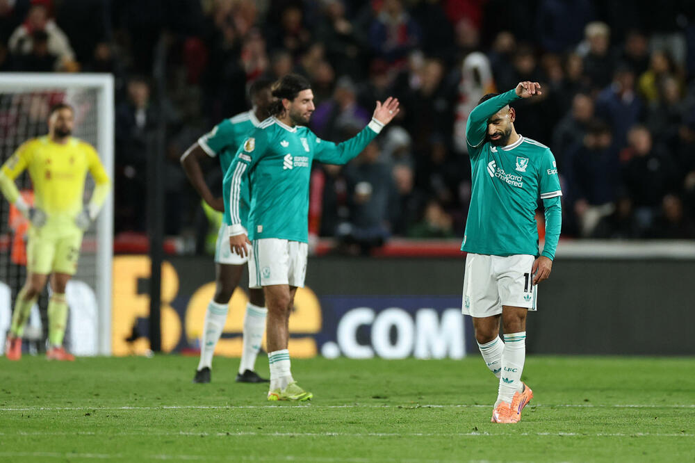 Ovakav Liverpul nije kandidat za titulu: Šampion se trese, Brentford mu nanio četvrti poraz u nizu