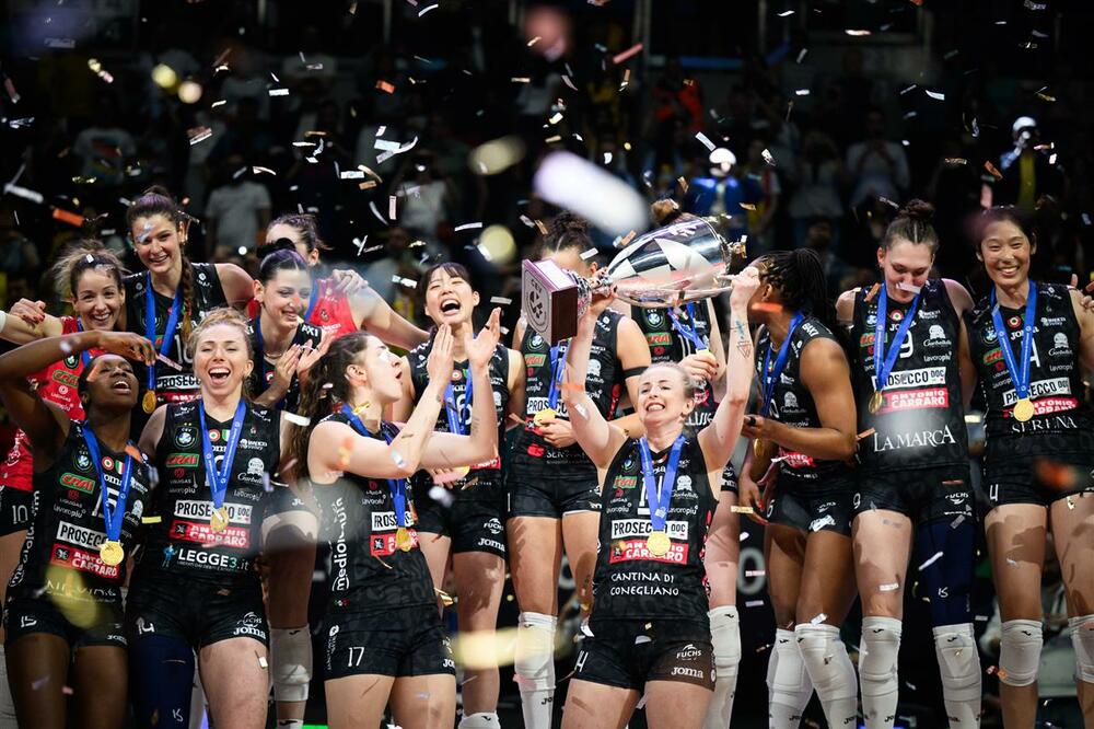 Plej-of rasplet kod odbojkaša, četvrtfinala kod dama: Velika sedmica Lige šampiona