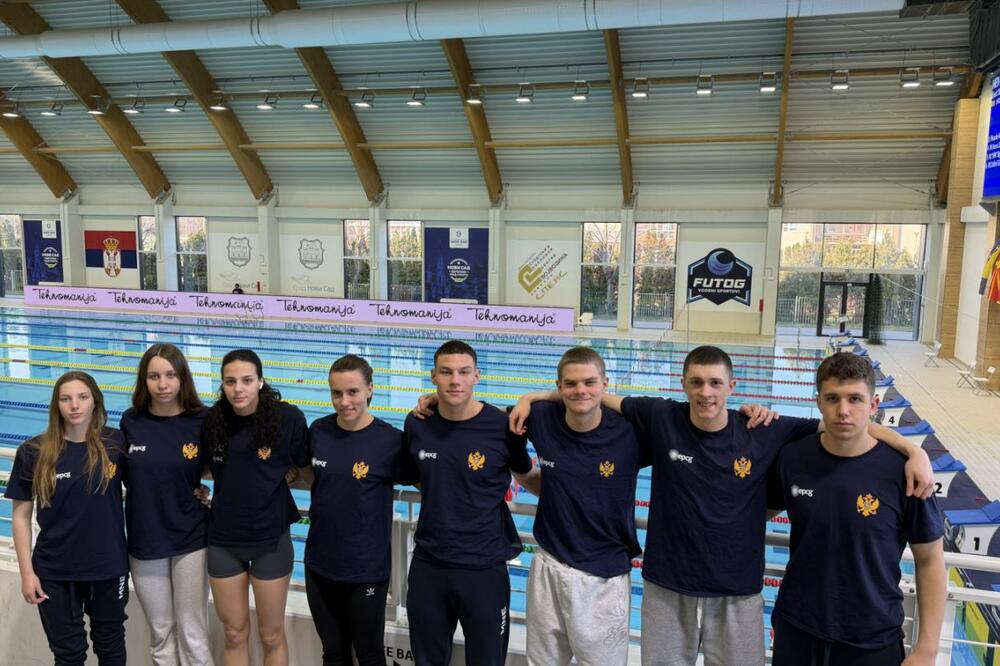 Plivačka reprezentacija Crne Gore osvojila 16 medalja na Serbian Open 2026