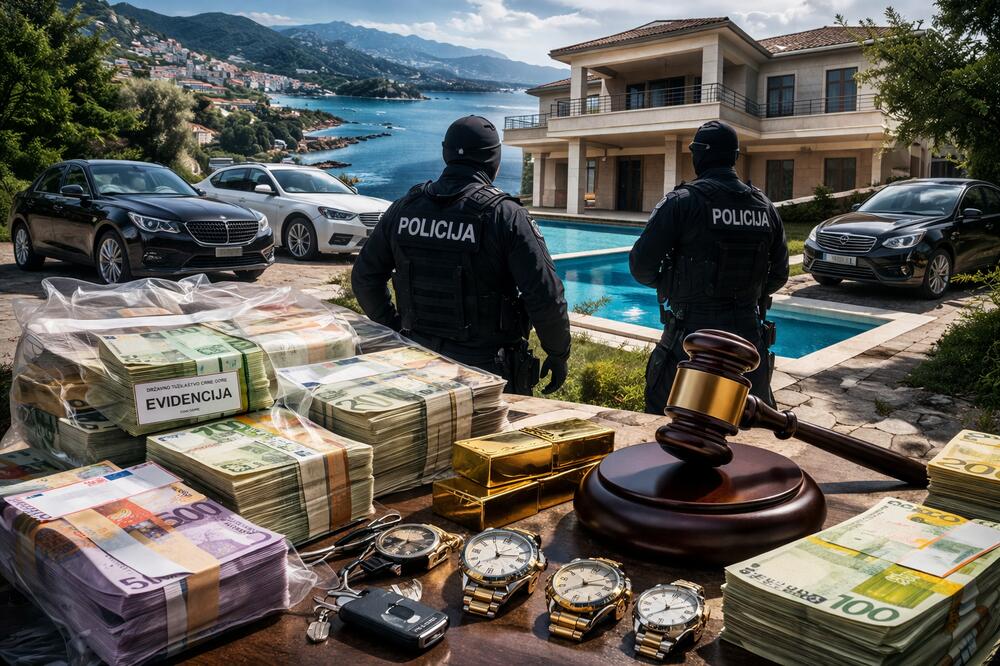 Pod ključem milioni i kvadrati: Za godinu drastičan skok finansijskih istraga i zapljene imovine širom Crne Gore