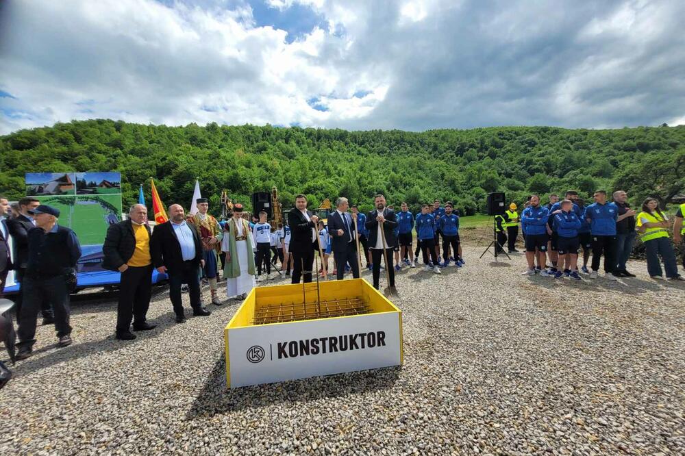 Položen kamen temeljac za fudbalski kamp u Lješnici; Bećirović: Rješava se višedecenijski problem za FK "Jedinstvo"