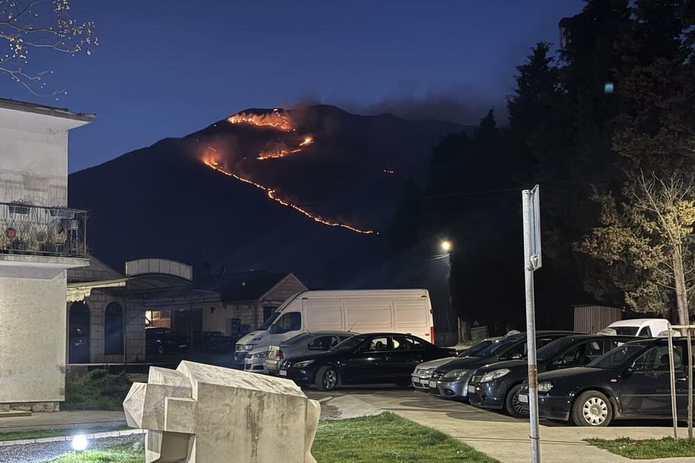 Požar na planini Garač i dalje aktivan
