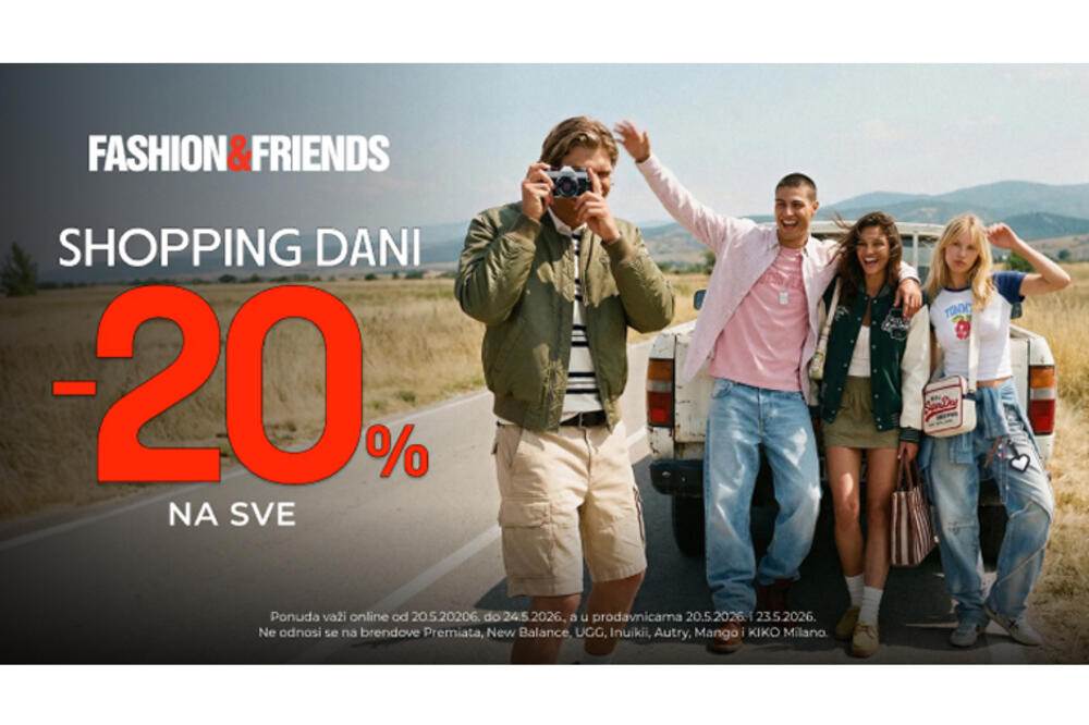 Praznični shopping dani uz 20% popusta u Fashion&Friends i Fashion Company radnjama