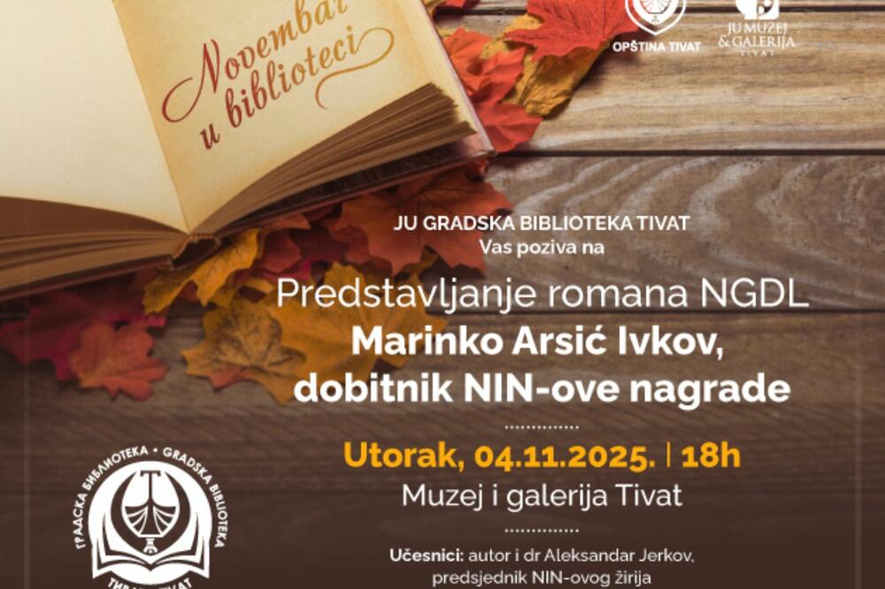 Predstavljanje romana &bdquo;NGDL&ldquo; Marinka Arsića Ivkova u Tivtu