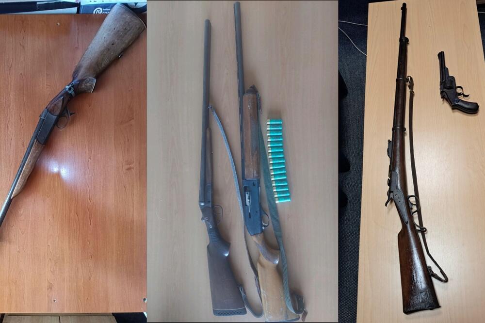 Pretresi u Nikšiću, Plužinama i Šavniku, pronađeno pet komada oružja