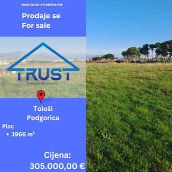 Prodaje se plac površine 3000 m2!