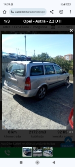Prodajem OPEL ASTRA KARAVAN