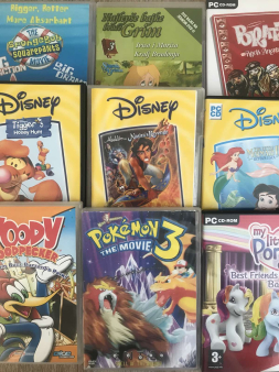 Prodajem PS CD igrice za kompjuter i crtani filmovi