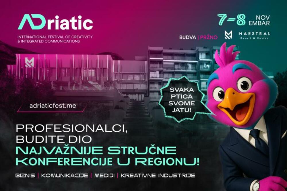 Prvi &bdquo;ADriatic&ldquo; festival integrisanih komunikacija stiže u Budvu