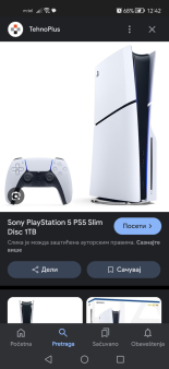 Ps 5 sa dva djojstika i 3 igrice star 6mjeseci