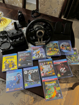 Ps4 sa volanom i igricama
