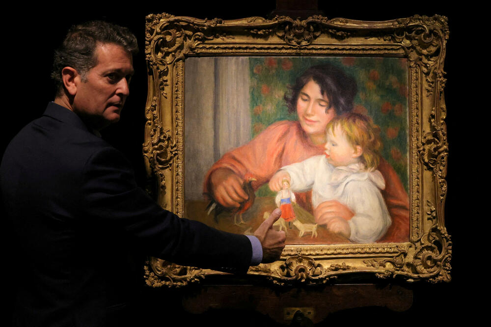 Renoarova slika na kojoj je njegov sin sa dadiljom prodata za skoro milion i po eura