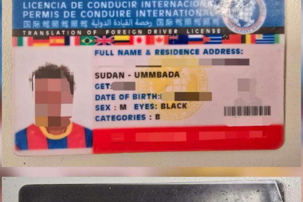 Rožaje: Uhapšen državljanina Sudana zbog falsifikovanja isprave