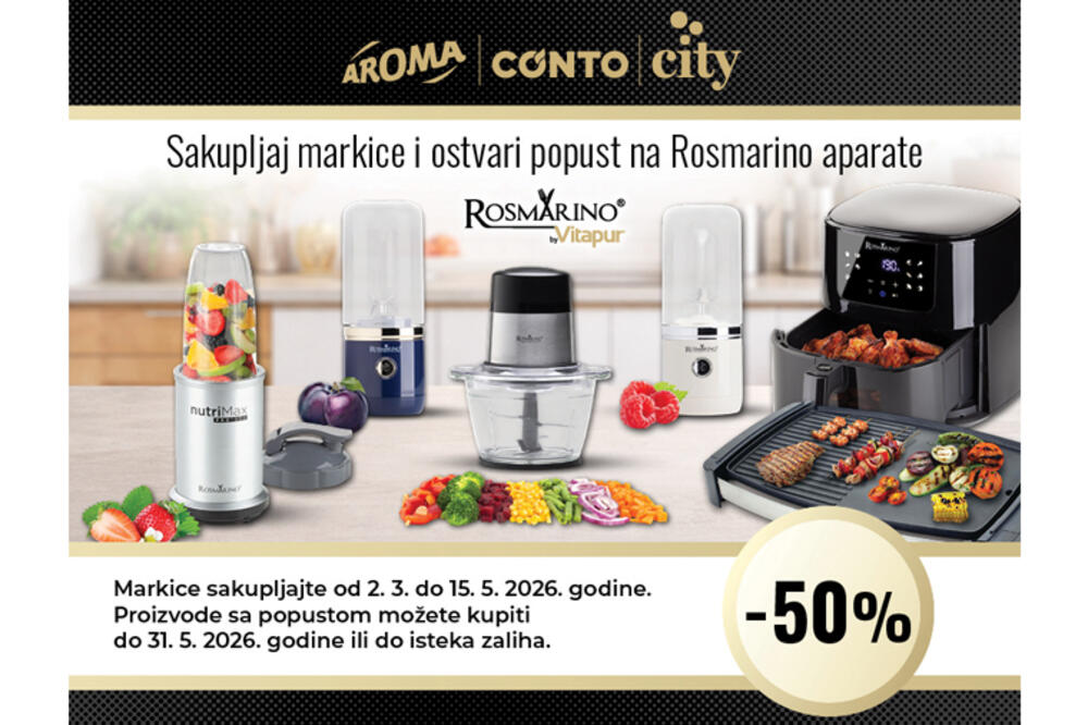 Sakupljaj markice i ostvari popust na Rosmarino aparate