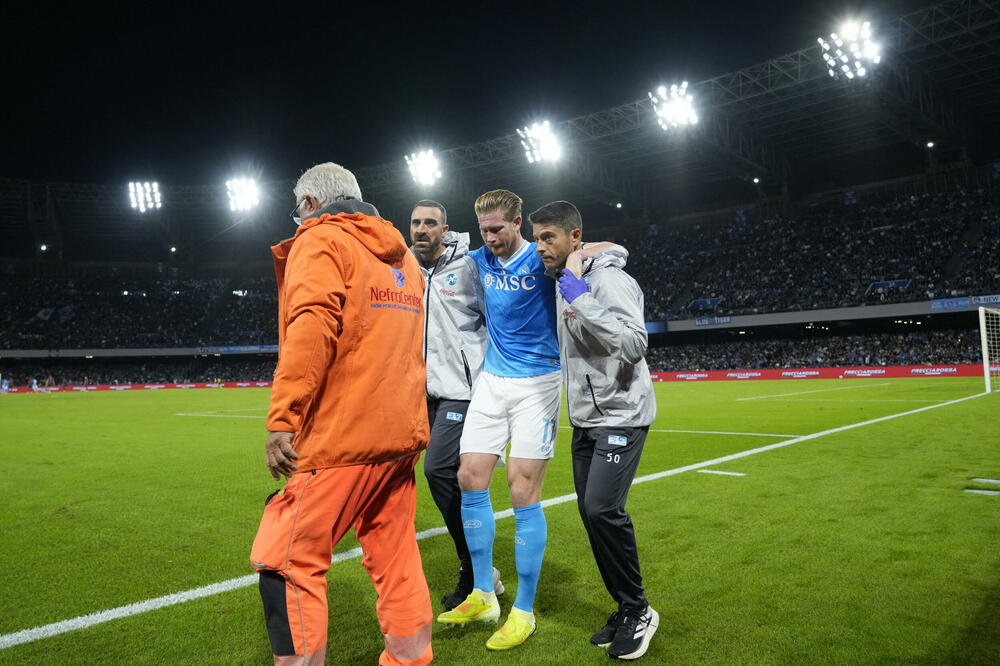 Šampion Italije dugo bez prve zvijezde, De Brujne tri mjeseca van terena