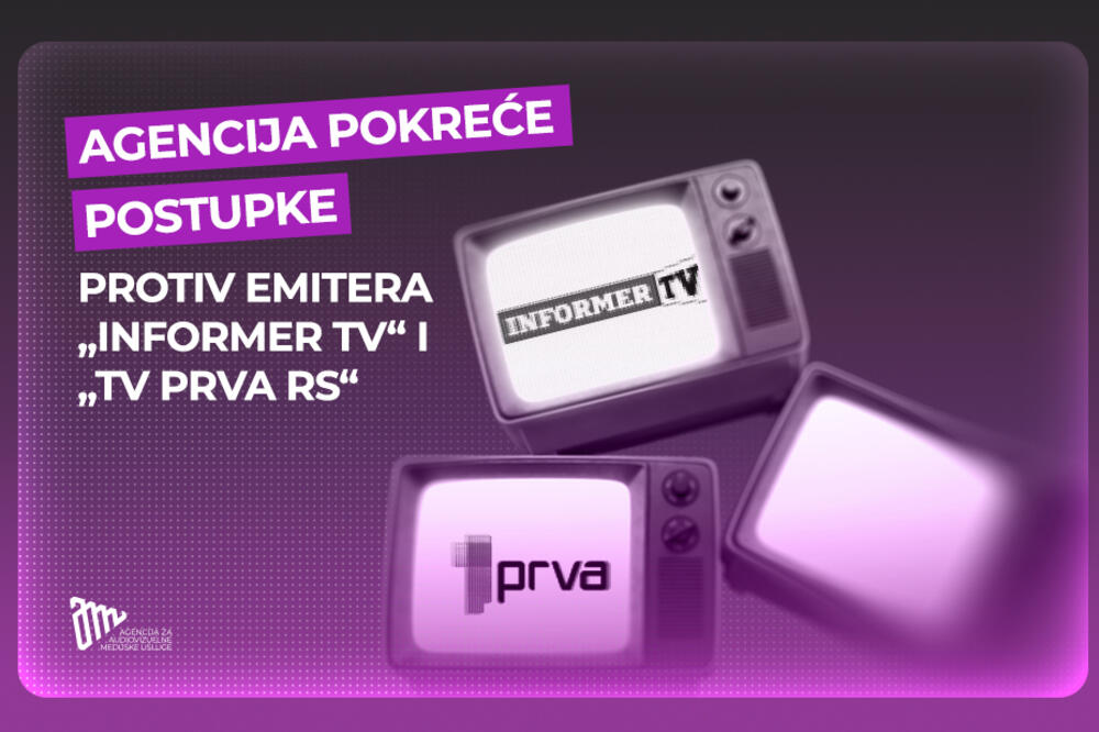 SAMU: Pokrećemo postupke protiv "Informer TV" i "TV Prva RS"