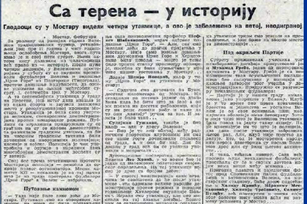 Sjećanje na put do Mostara pod stalnom prismotrom policije