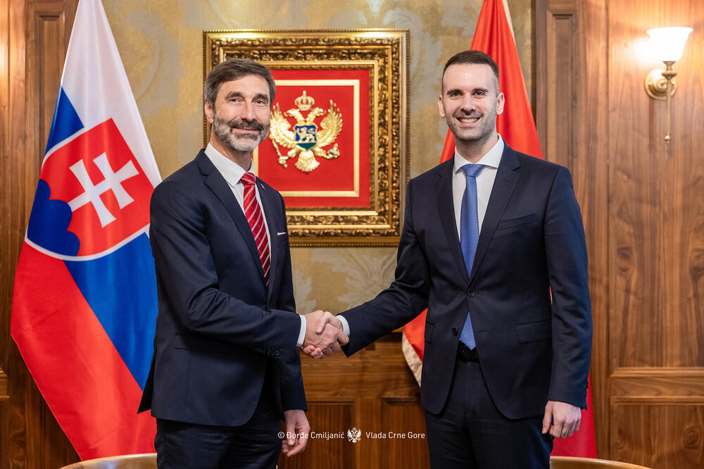 Spajić - Blanar: Crna Gora zaslužuje da se što prije pridruži porodici evropskih zemalja, Slovačka je snažno podržava