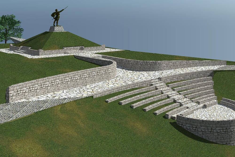 Spomenik Baju Pivljaninu bez zidara: Nijedna kompanija nije htjela 450 hiljada eura vrijedan posao