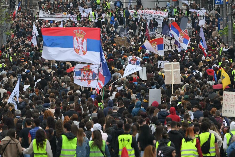 Stanojković: Studenti neće dozvoliti da se oduzme posljednji bastion i simbol stradanja NATO bombardovanja