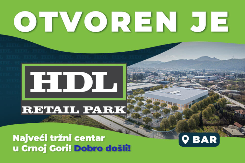 Svečano otvoren najveći tržni centar u Crnoj Gori HDL Retail Park u Baru
