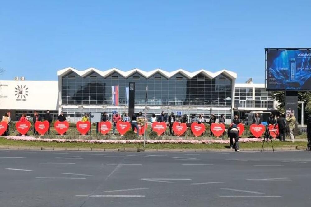 U Novom Sadu obilježeno 18 mjeseci od pada nadstrešnice