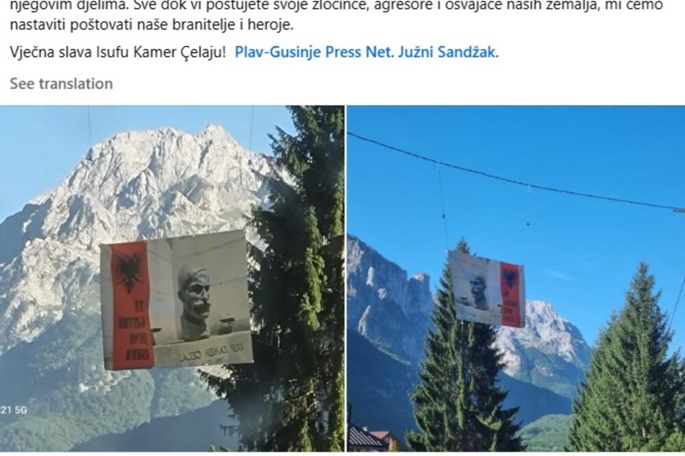 U Vusanju transparent protiv uklanjanja spomenika Čeliću