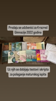 Udzbenici za 4 razred gimnazije