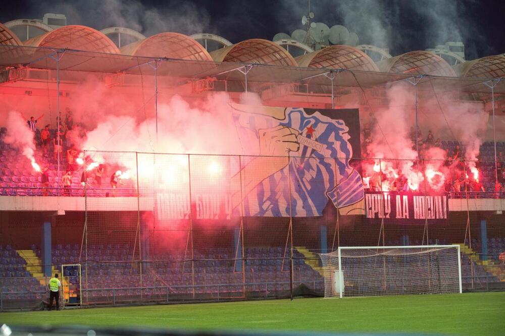 Uefa novčano kaznila Budućnost i uslovnim zatvaranjem dijela sjeverne tribine na dvije godine
