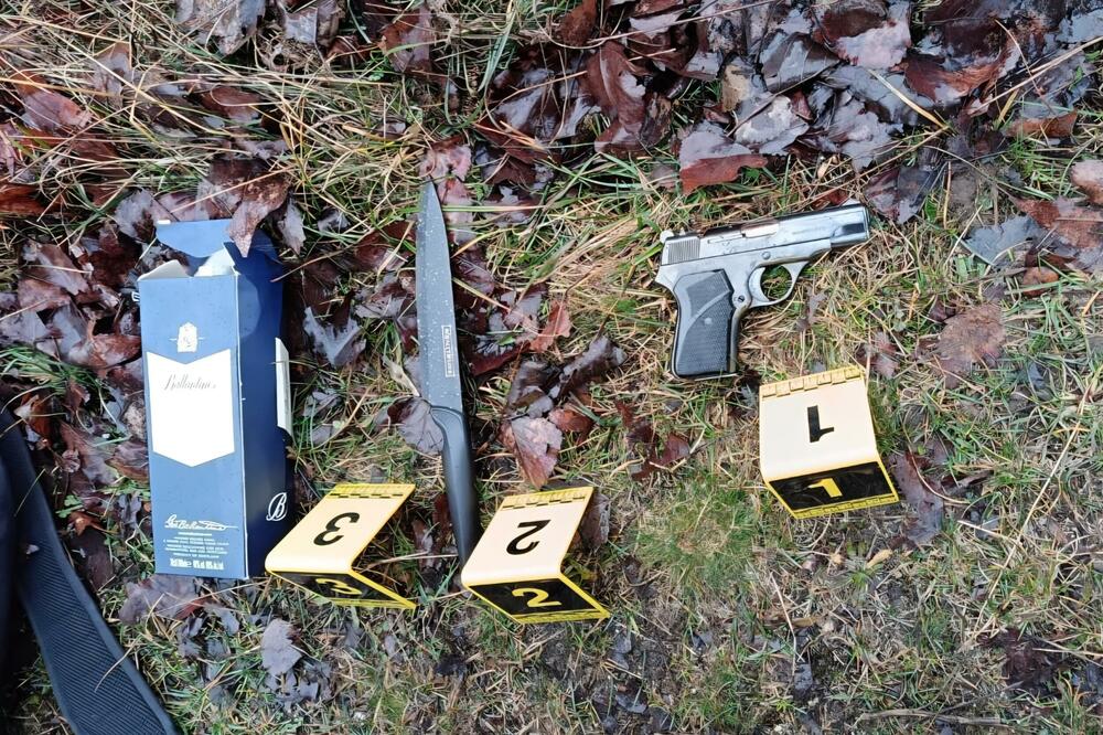Uhapšen Nikšićanin, pronađeni pištolj, municija i nož