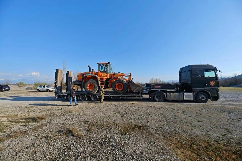 Uhapšen osumnjičeni za neovlašćenu eksploataciju riječnog nanosa