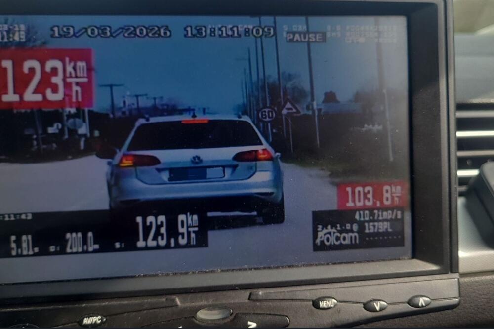 Uhapšene dvije osobe zbog prekoračenja brzine