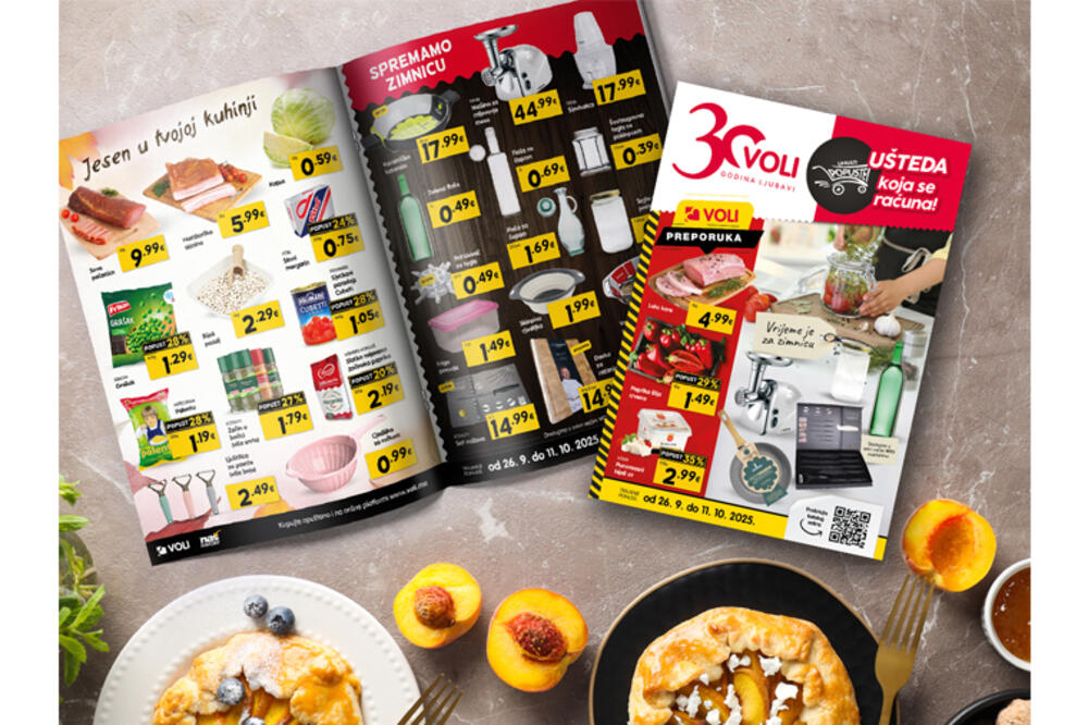 Uhvati popuste u svim Voli i Naš diskont marketima od 26. oktobra!