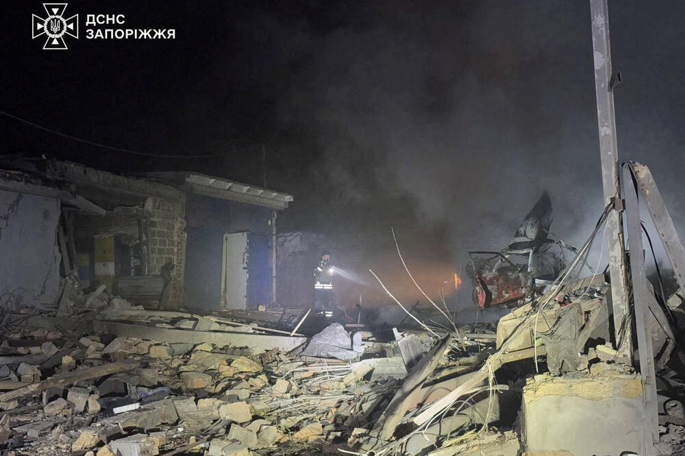 Ukrajinska vojska: Devetnaest lokacija pogođeno ruskim dronovima tokom noći