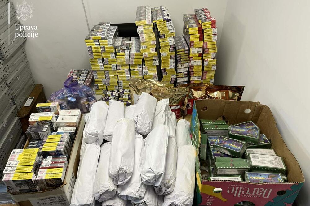 UP: U pretresima na sjeveru države zaplijenjene cigarete, petarde, duvan, municija, krivične prijave protiv dva lica
