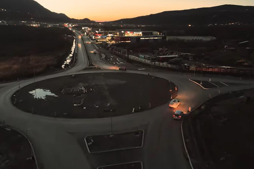 Uprava za saobraćaj objavila snimak radova na Bulevaru Tivat-Jaz