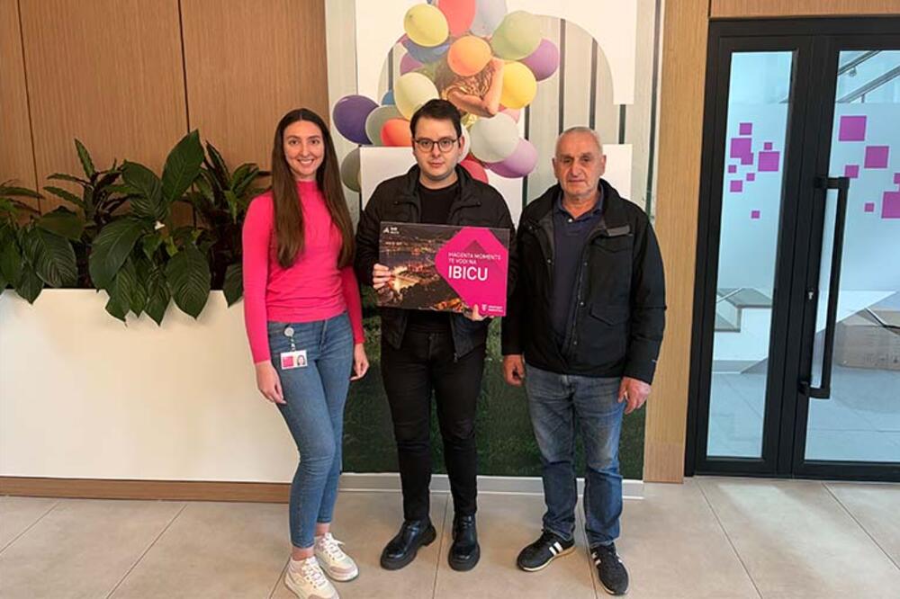 Uručena glavna nagrada: putovanje na Ibicu u okviru Magenta Moments programa