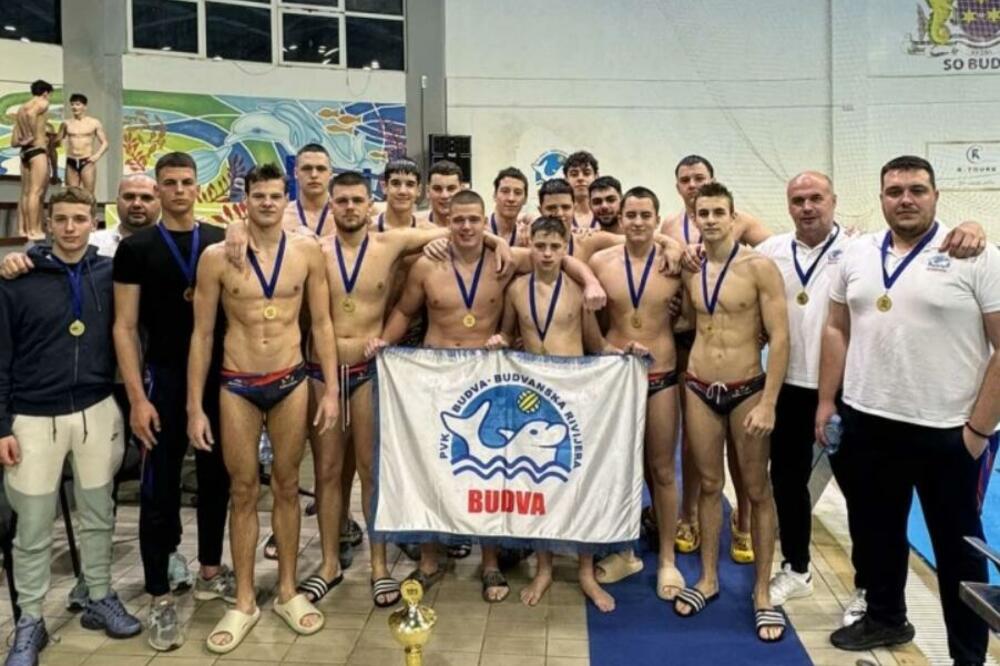 Vaterpolisti Budve osvojili juniorsko prvenstvo Crne Gore